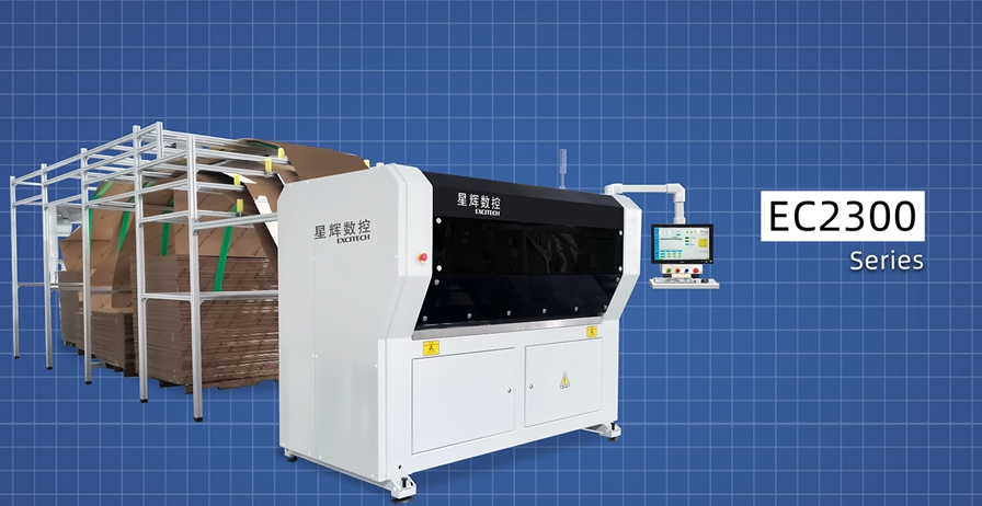 Mesin pembuat kotak Excitech CNC 2300, solusi pengemasan cerdas!