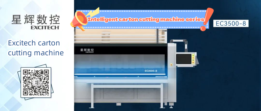 Pemotong karton Excitech seri EC3500 pemotong multi-stasiun.