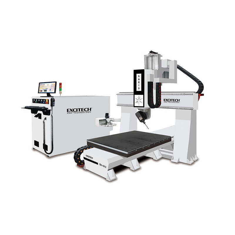 Mesin Penggilingan Router CNC 5 Sumbu untuk Ukiran Kayu