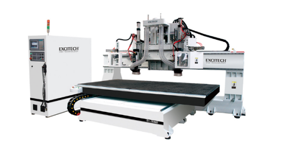 CNC Bed Mobile Machining Center Mesin Pengolah Woodworking