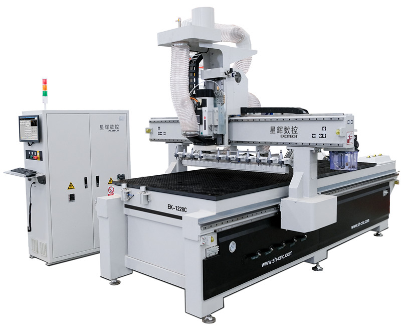 CNC EK-C Series Linear Pre Labeling Tool Mengubah Mesin Bersarang
